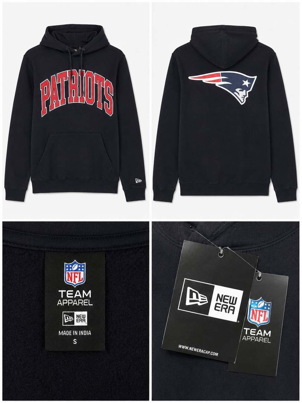 New Era NFL New England Patriots Graphic Pullover Hoodie